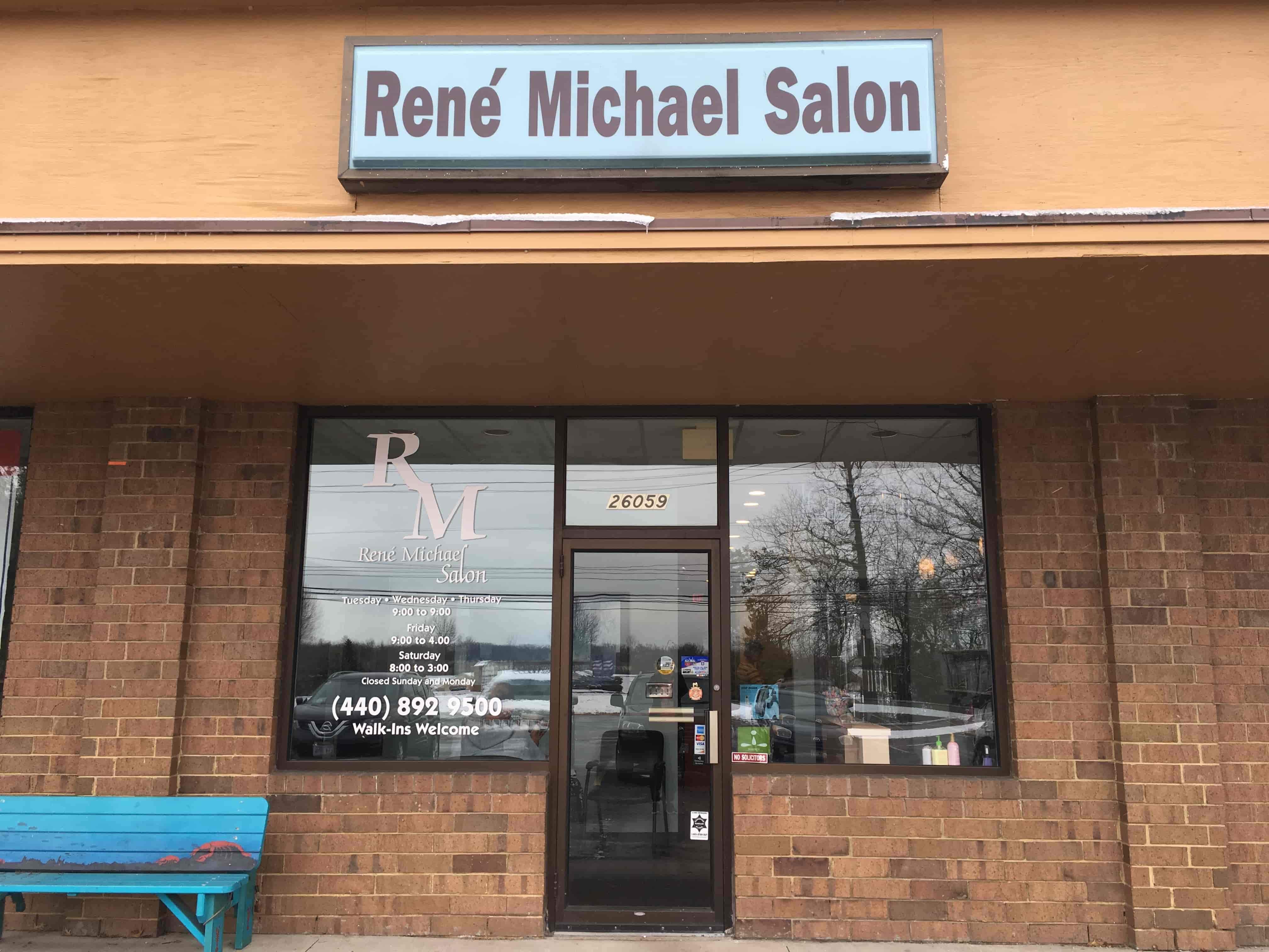 René Michael Salon Storefront